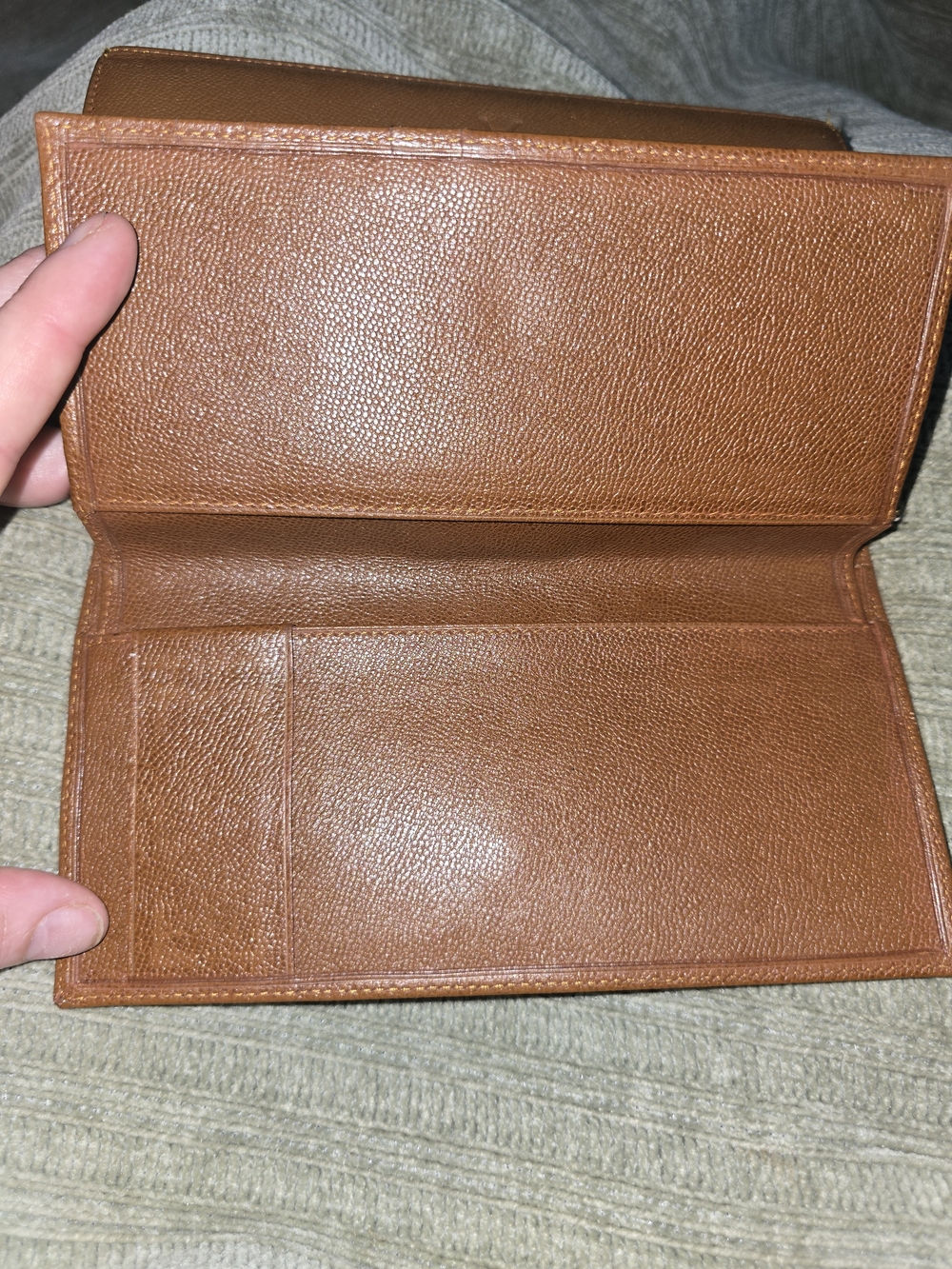 Yves Saint Laurent Vintage Tan Leather Wallet - Picture 4 of 14